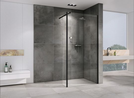 Душевая перегородка ABBER Immer Offen AG66100B схема 3