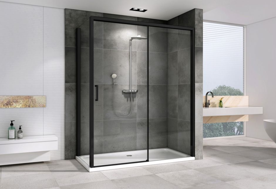 Душевой уголок ABBER Komfort AG93140B-S102B 140х100 см ФОТО