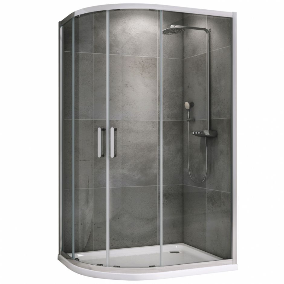 Душевой уголок ABBER Schwarzer Diamant AG01128 120х80 см