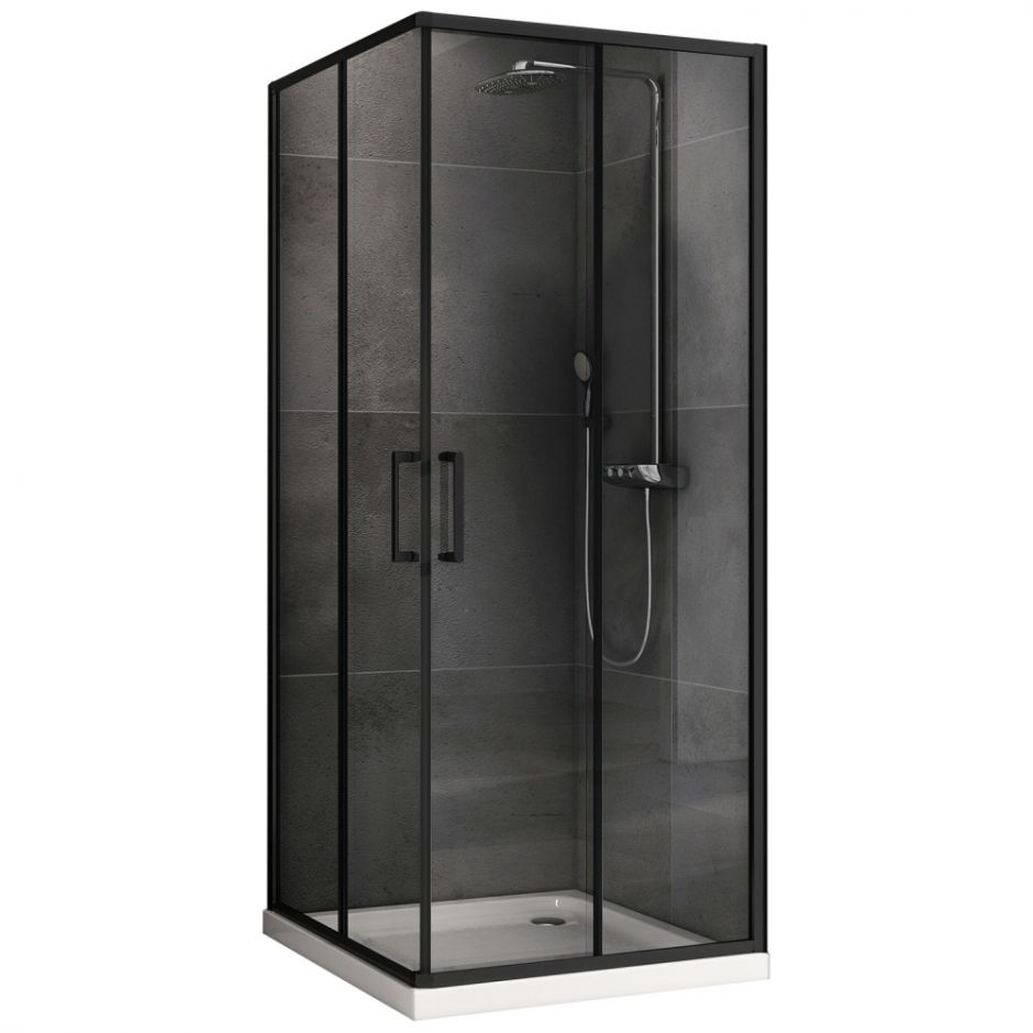 Душевой уголок ABBER Schwarzer Diamant AG02100B5 100х100 см