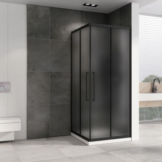 Душевой уголок ABBER Schwarzer Diamant AG02100BMH 100х100 см схема 3