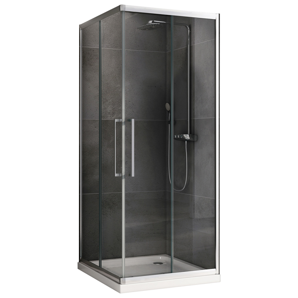 Душевой уголок ABBER Schwarzer Diamant AG02100H 100х100 см цена от 32 980 ₽ Фото Душевой уголок ABBER Schwarzer Diamant AG02100H 100х100 см