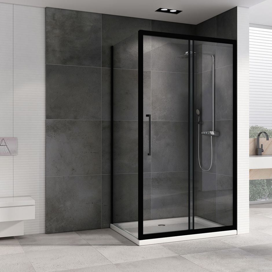 Душевой уголок ABBER Schwarzer Diamant AG30120BH-S90B 120х90 см ФОТО