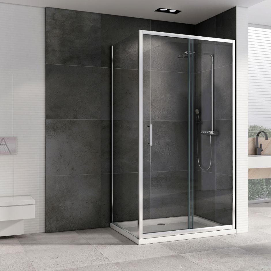 Душевой уголок ABBER Schwarzer Diamant AG301505-S505 150х50 см ФОТО