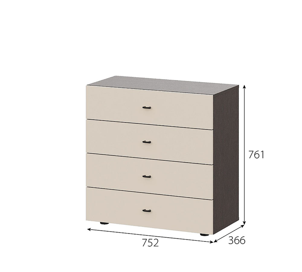 Комод 4 ящ. "Гиза"