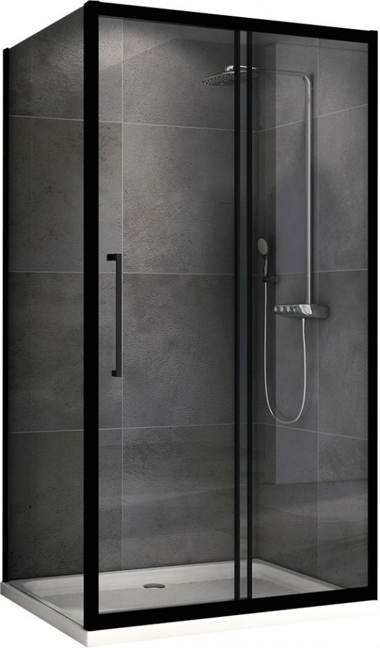 Душевой уголок ABBER Schwarzer Diamant AG30170BH-S90B 170х90 см