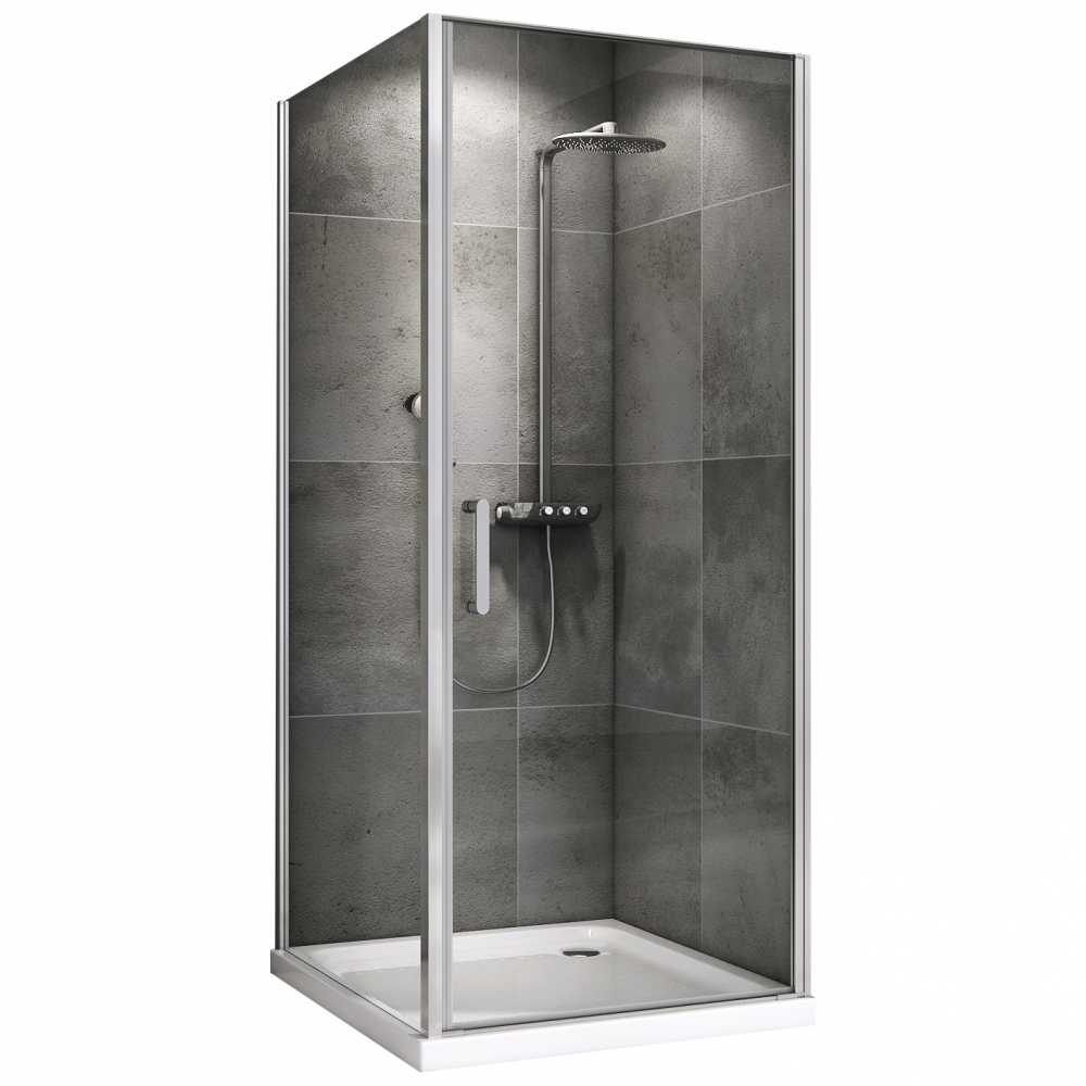 Душевой уголок ABBER Sonnenstrand AG04080-S100 80х100 см цена от 37 060 ₽ Фото Душевой уголок ABBER Sonnenstrand AG04080-S100 80х100 см