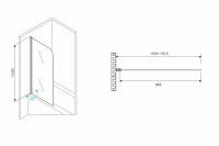 Шторка на ванну ABBER Ewiges Wasser AG52100B схема 2