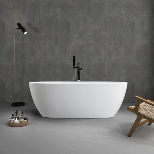 Акриловая ванна ABBER AB9265-1.7 белая схема 9