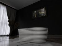 Ванна из искусственного камня ABBER Stein AS9650 белая матовая схема 11