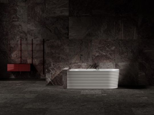 Ванна из искусственного камня ABBER Stein AS9651 L белая матовая схема 12 Ванна из искусственного камня ABBER Stein AS9651 L белая матовая схема 12