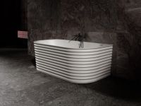 Ванна из искусственного камня ABBER Stein AS9652 белая матовая схема 9 Ванна из искусственного камня ABBER Stein AS9652 белая матовая схема 9