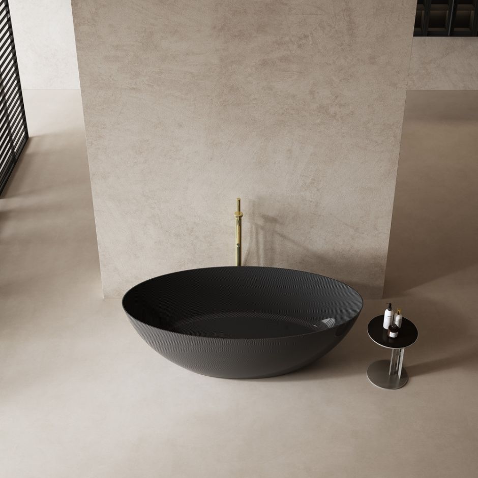 Карбоновая ванна ABBER Karbon AK9002-1.8 черная ФОТО