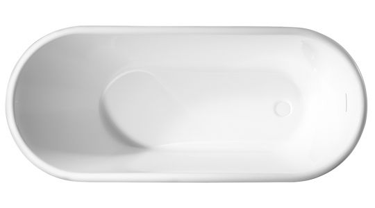 Акриловая ванна ABBER AB9272-1.6 белая схема 10 Акриловая ванна ABBER AB9272-1.6 белая схема 10