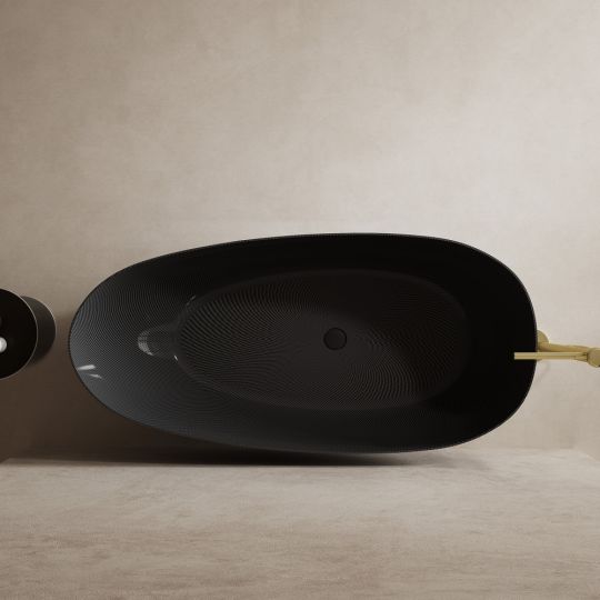 Карбоновая ванна ABBER Karbon AK9011-1.7 черная схема 6