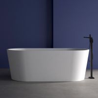 Акриловая ванна ABBER AB9209MW белая матовая схема 1