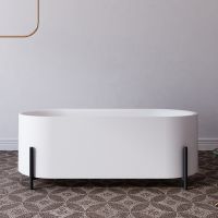 Акриловая ванна ABBER AB9443 белая схема 1