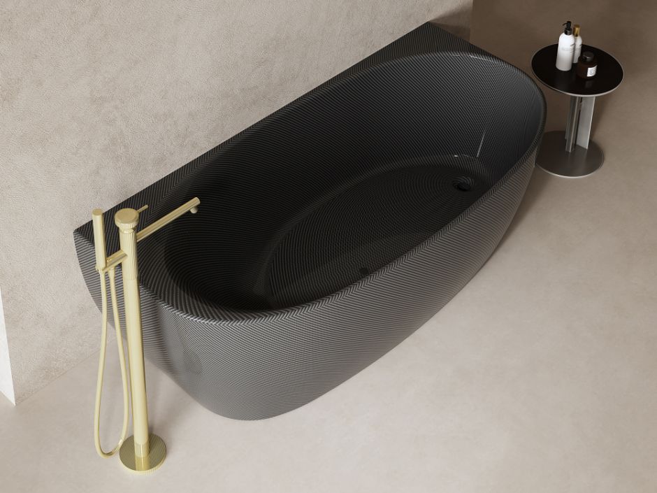 Карбоновая ванна ABBER Karbon AK9004 черная ФОТО