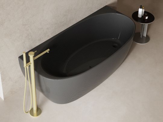 Карбоновая ванна ABBER Karbon AK9004 черная схема 5