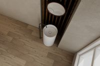 Раковина отдельностоящая ABBER Stein AS2516-H белая матовая схема 4