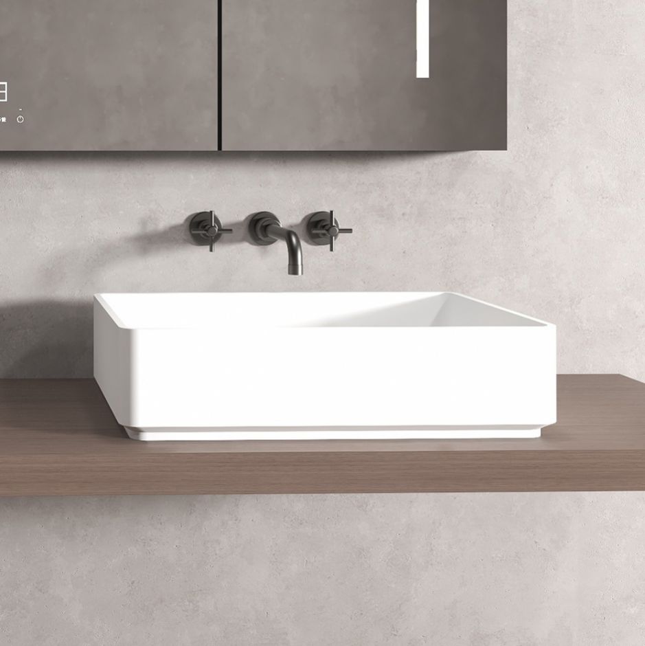 Изображение Раковина накладная ABBER Stein AS2634 белая матовая