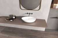 Раковина накладная ABBER Stein AS2635 белая матовая схема 3 Раковина накладная ABBER Stein AS2635 белая матовая схема 3