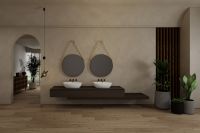 Раковина накладная ABBER Stein AS2636 белая матовая схема 4