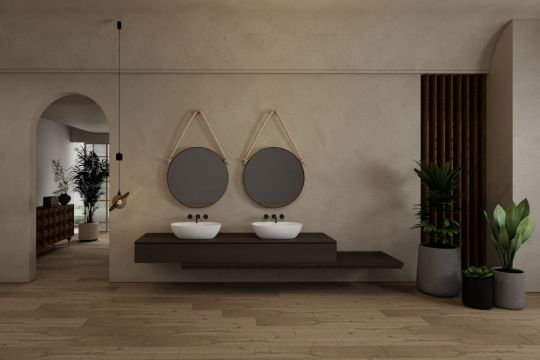 Раковина накладная ABBER Stein AS2636 белая матовая схема 4