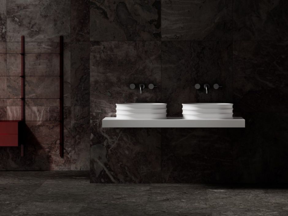 Раковина накладная ABBER Stein AS2650 белая матовая ФОТО