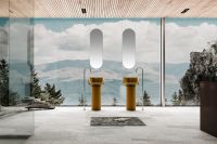 Раковина отдельностоящая прозрачная ABBER Kristall AT2702Vesuvian оливковая схема 3 Раковина отдельностоящая прозрачная ABBER Kristall AT2702Vesuvian оливковая схема 3