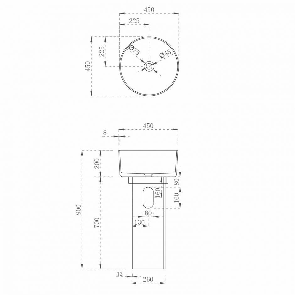 Раковина отдельностоящая прозрачная ABBER Kristall AT2702Vesuvian-H оливковая ФОТО