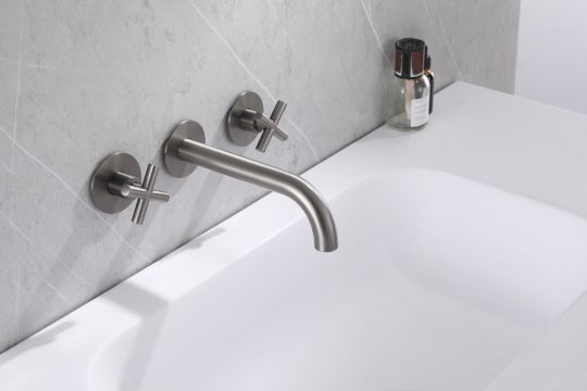 Смеситель ABBER Wasser Kreis AF81121NG для раковины скрытого монтажа, никель схема 3