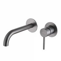 Смеситель ABBER Wasser Kreis AF8112NG для раковины скрытого монтажа, никель схема 1