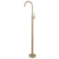 Смеситель ABBER Wasser Kreis AF8141G напольный для раковины, золото матовое схема 1