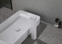 Смеситель ABBER Daheim AF8211W для раковины, белый матовый схема 3