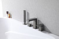 Смеситель ABBER Daheim AF8213NG на борт ванны, никель схема 3