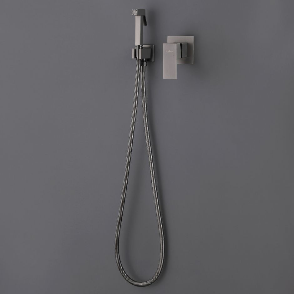 Смеситель ABBER Daheim AF8225NG с гигиеническим душем, никель ФОТО