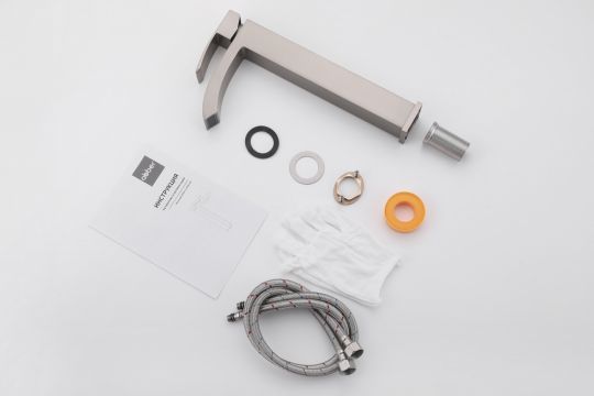 Смеситель ABBER Wasserfall AF8611SP для накладной раковины, сатин схема 4