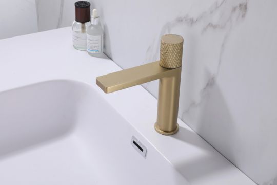 Смеситель ABBER Rund AF8710G для раковины, золото матовое схема 3