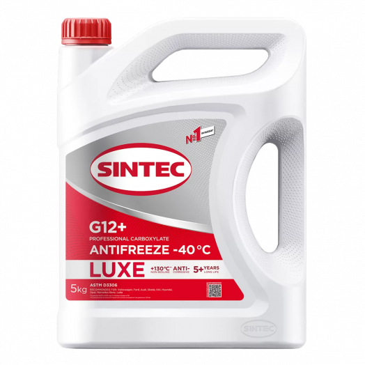 Sintec Antifreeze Luxe G12+ red -40 °С, 5кг