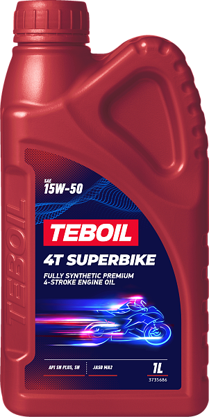 Teboil 4T Superbike 15W‑50, 1л