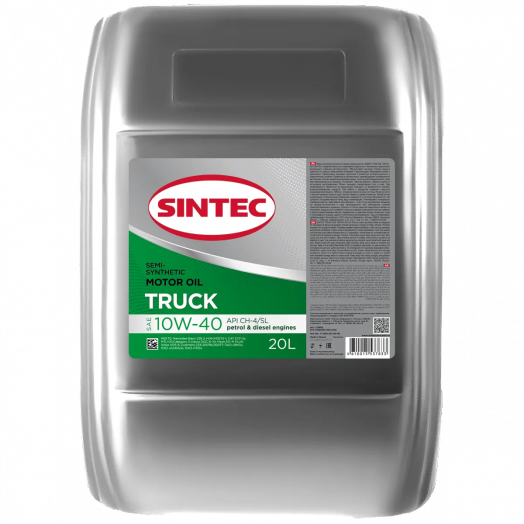 Sintec Truck 10W-40 CH-4/SL, 20л