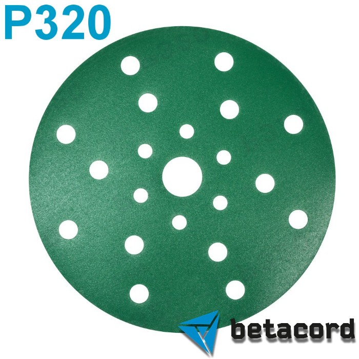 Betacord Malahit P320 Абразивный круг D150мм. 21 отверстие, в упаковке 100шт.