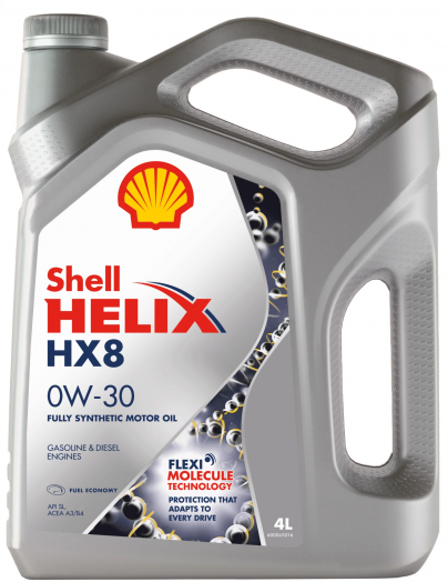 Shell Helix HX8 0W-30, 4л