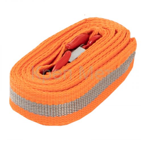 Трос буксировочный 5 т, 5 м, 2 крюка, пакет Stels