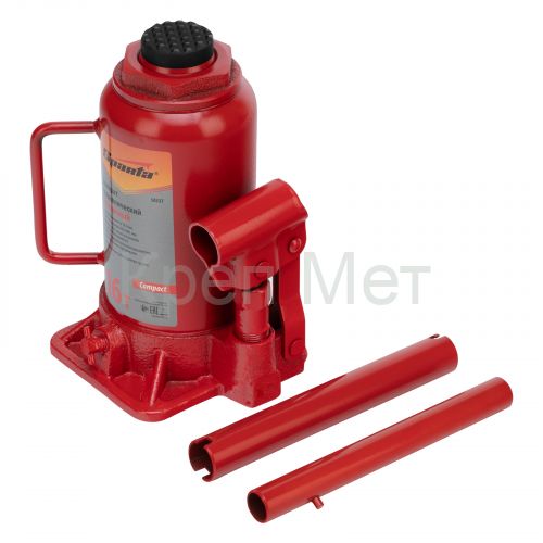 Домкрат гидравлический бутылочный 16 т, h подъема 205-400 мм Sparta Compact