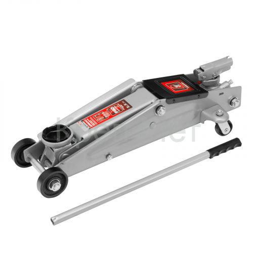 Домкрат гидравлический подкатной, 3 т, высота подъема 130-410 мм, поворотная ручка Matrix