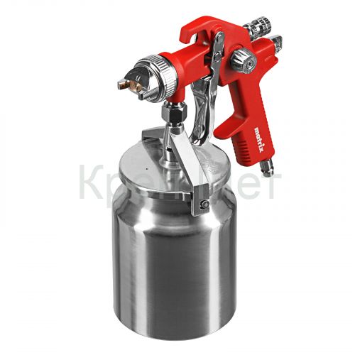 Краскораспылитель HVLP пневмат. с нижним бачком V= 1 л, сопло диаметром 1.4 мм Matrix