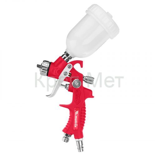Краскораспылитель HVLP пневмат. с верхним бачком V= 0,1 л, сопло диаметром 0.8 мм Matrix