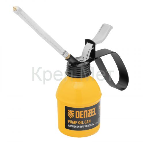 Масленка-нагнетатель, металлический корпус, 0,2 л, гибкий наконечник Denzel